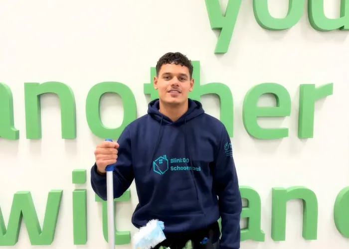 Eigenaar van Blink Schoonmaak 010 in Blink hoodie