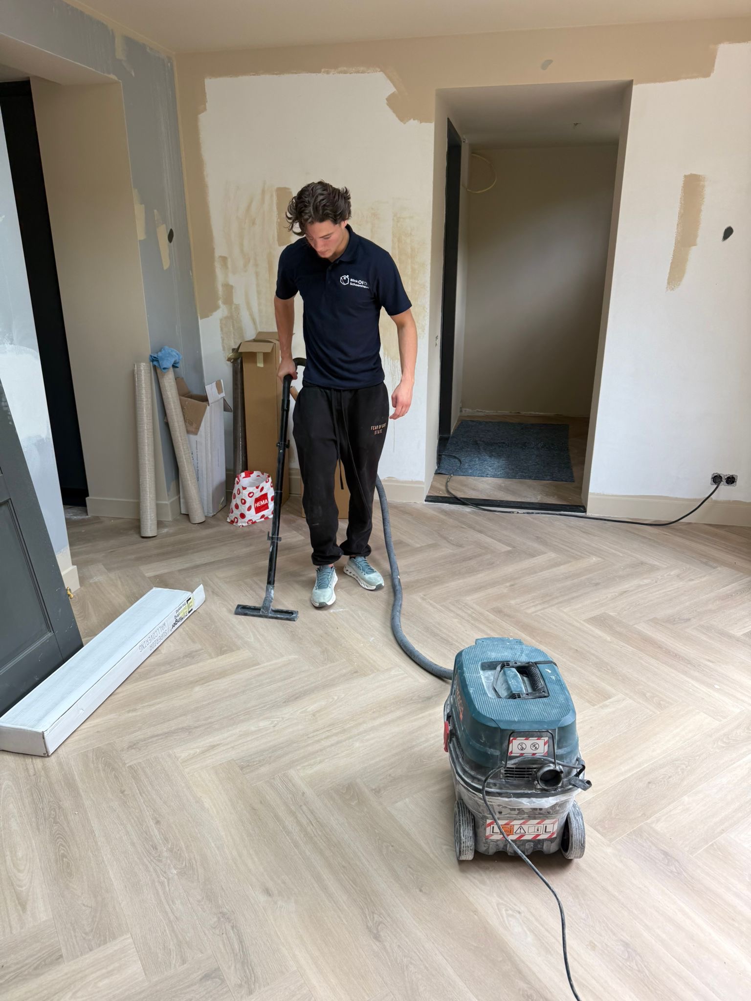 Team Blink Schoonmaak 010 aan het werk
